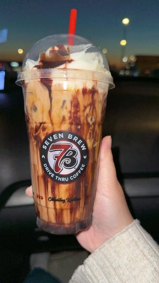 Iced Blonde with Cookie Butter, sweet and salty